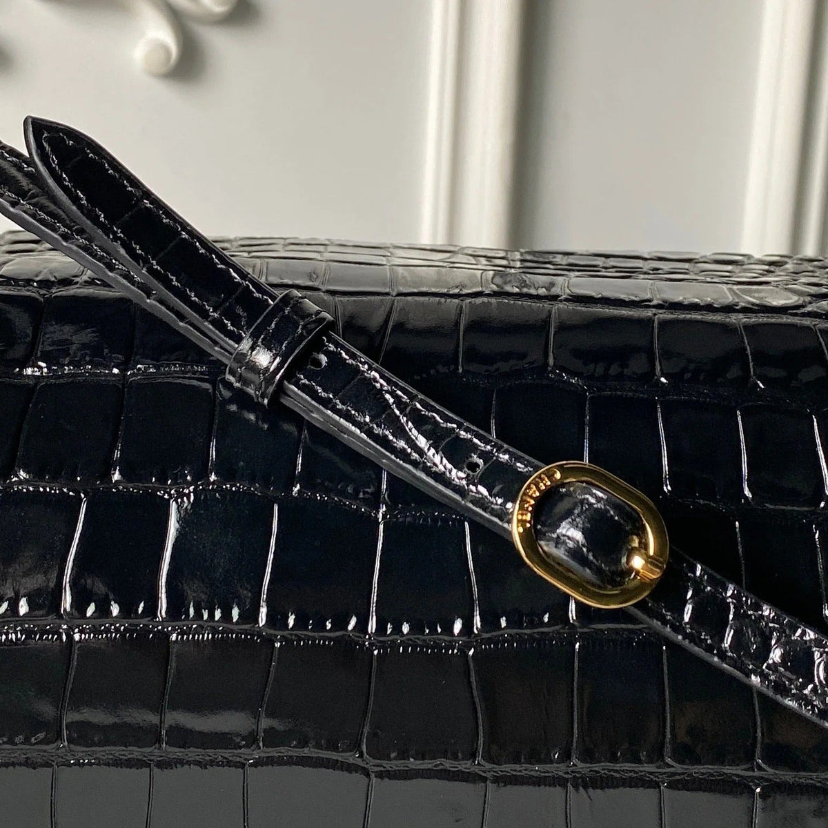 Chanel 2026 Crocodile Embossed Maxi Bag 39cm Calfskin