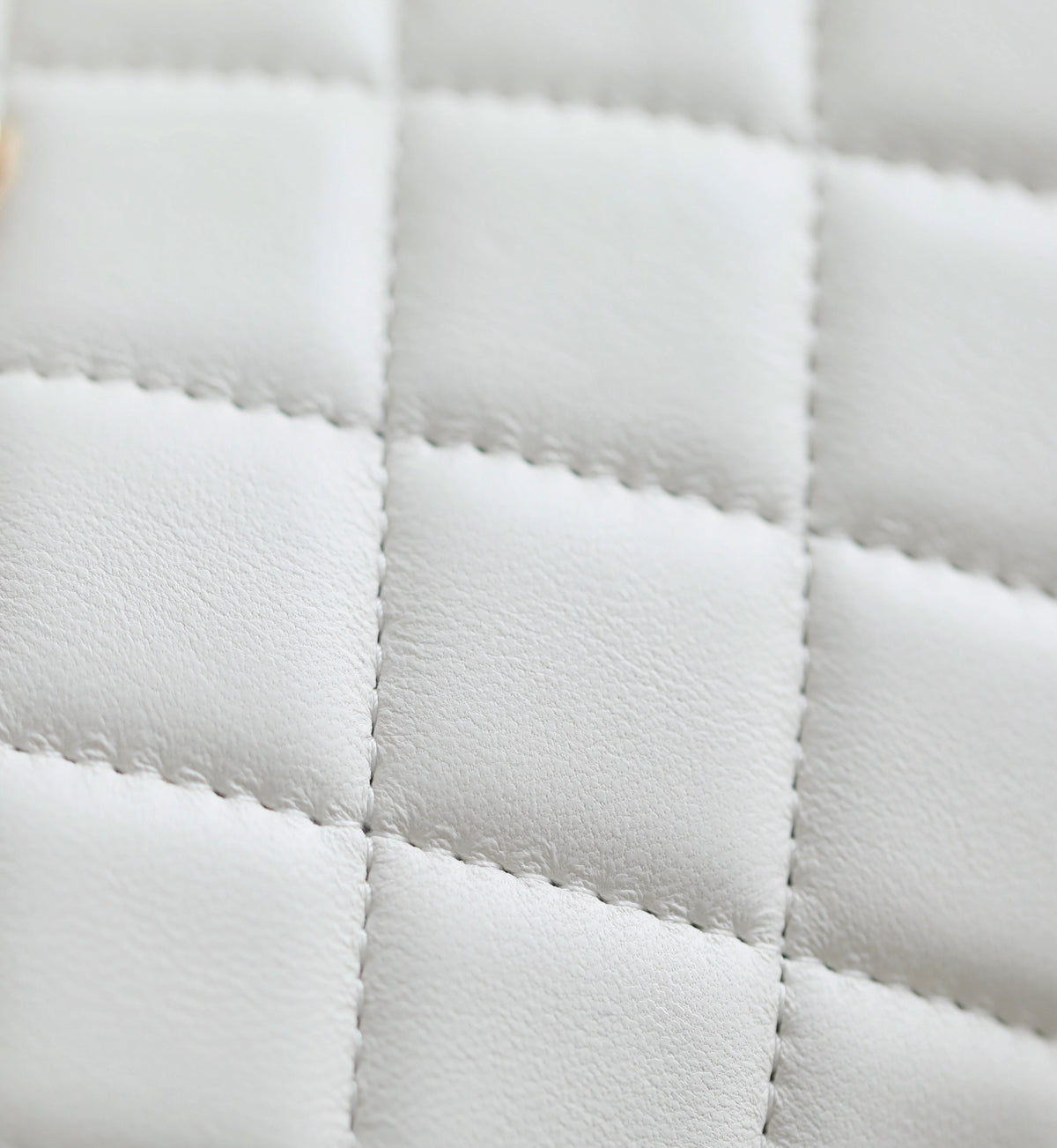 Chanel 2025 Bowling Bag White Lambskin 343004
