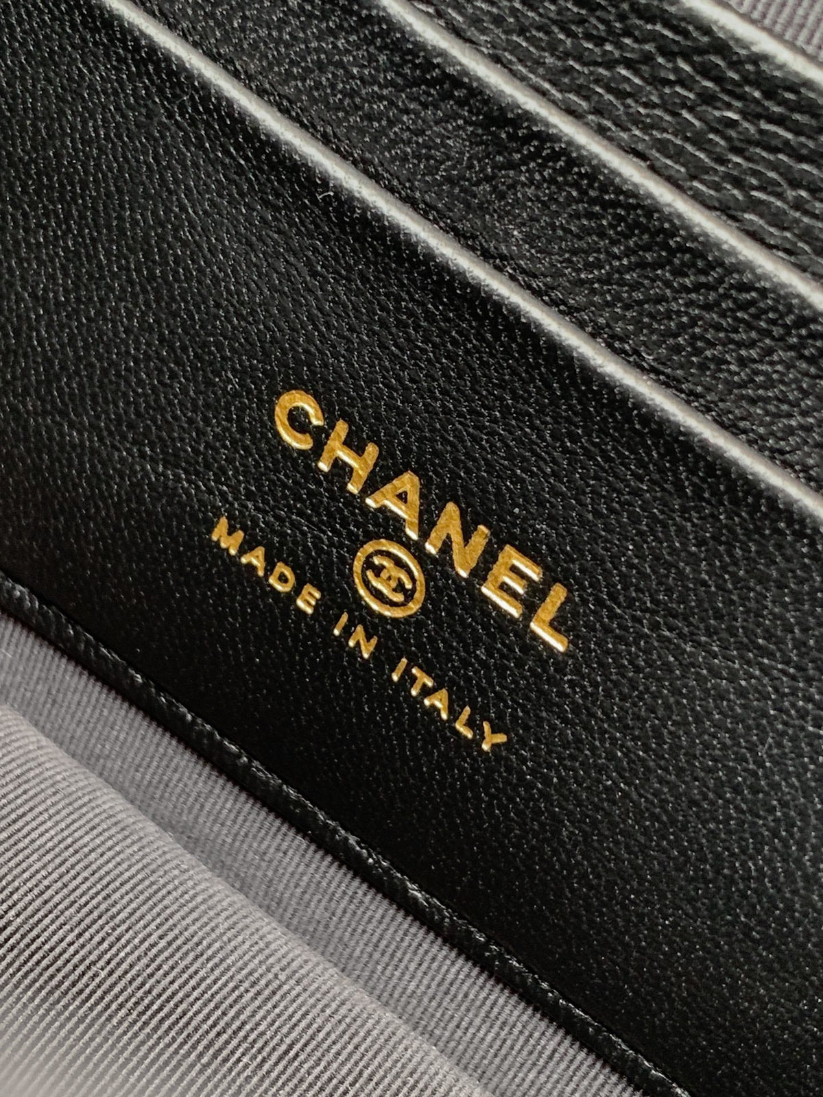 CC Mini Flap Bag 17.5 With Handle Black Lambskin