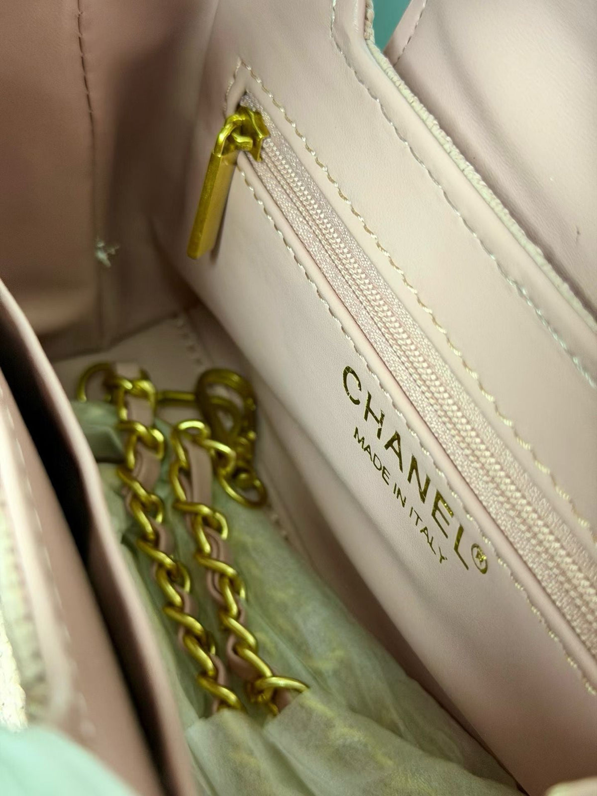 Chanel Kelly 2026 Bag 19cm Light Pink Raffia Leather