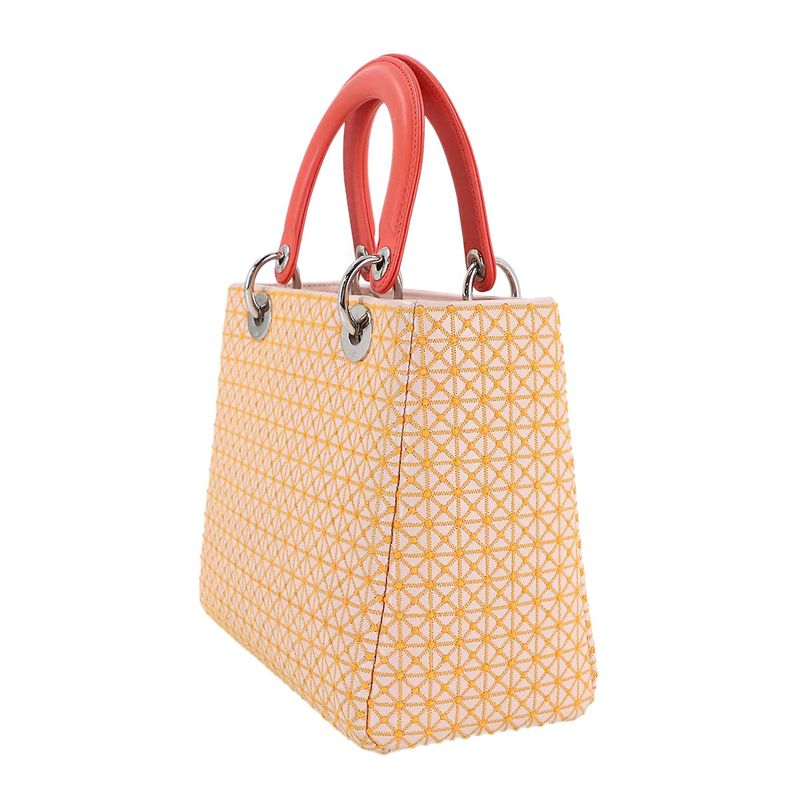 Dior 2-Way Bag Leather Main Item: Pink Orange