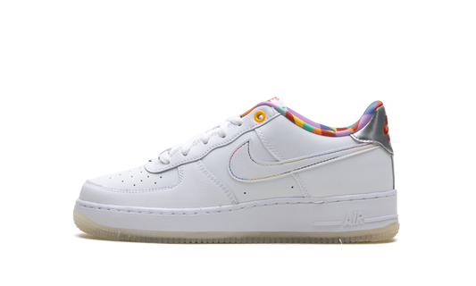 Air Force 1 Low LV8 GS "White Playful Print" FN8912 111