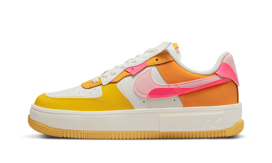 AIR FORCE 1 FONTANKA MNS WMNS "Summit White/Solar Flare/Medium Soft Pink/Hyper Pink" DX2675 100