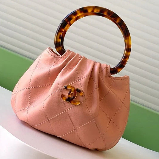 Chanel 2026 Mini Pouch 12cm Tortoiseshell Leather Effect Plexi