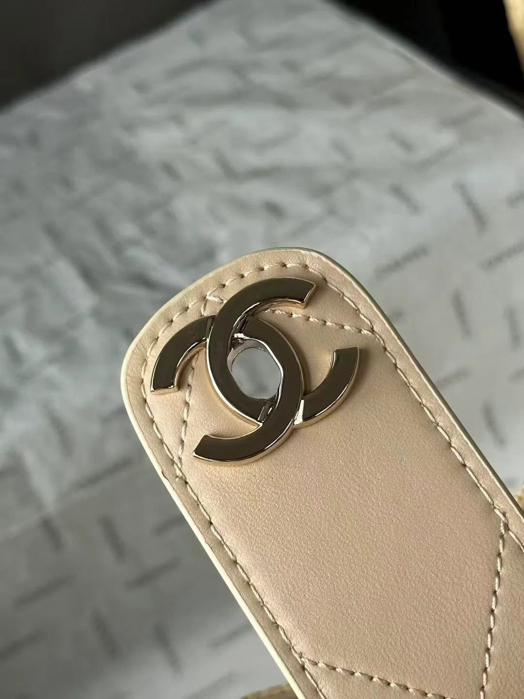 Chanel 2026 Shopping Bag 32cm Braided Raffia Woven Leather