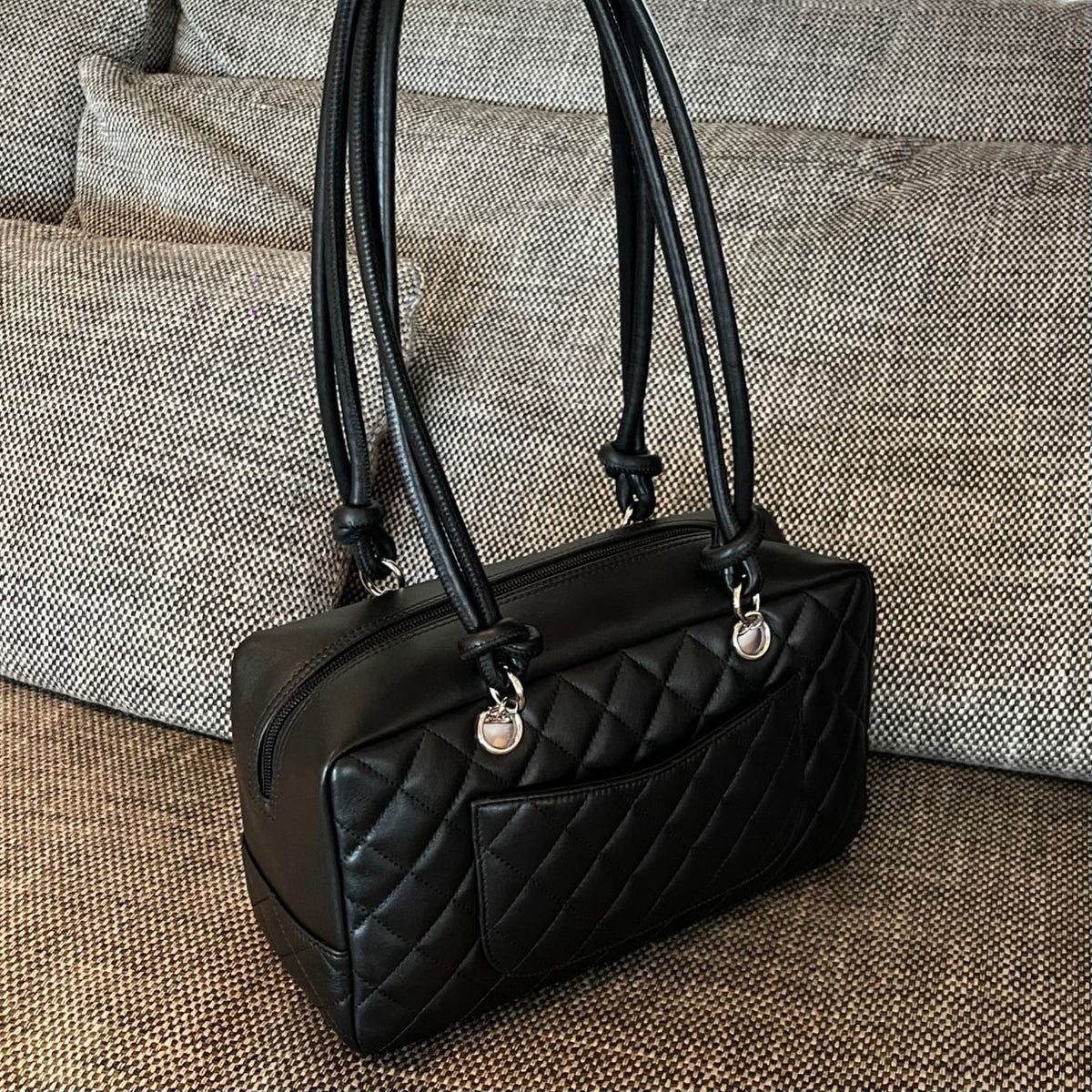 Chanel 2026 Cambon Ligne Bowling Bag 27cm Calfskin