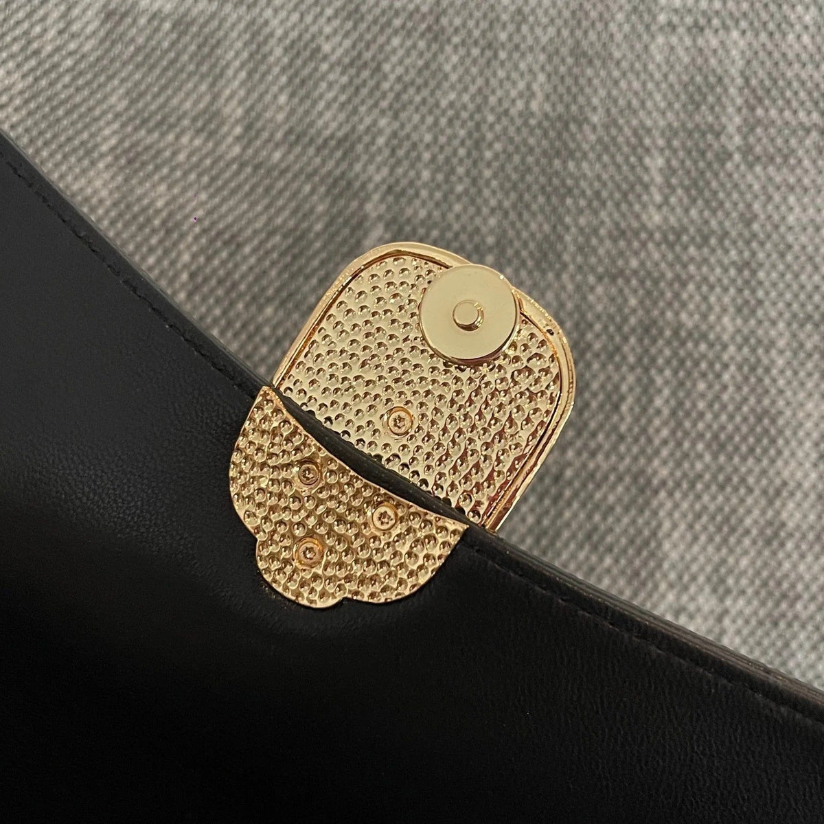 Chanel 2026 Scarab Envelope Clutch 30cm Embossed Patent Calfskin