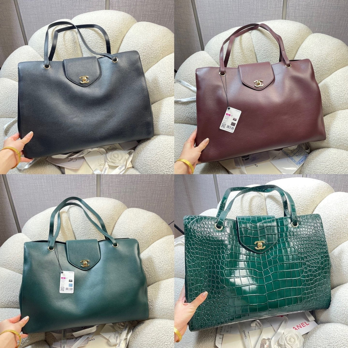 Chanel 2026 Large Shopping Bag 46cm Calfskin