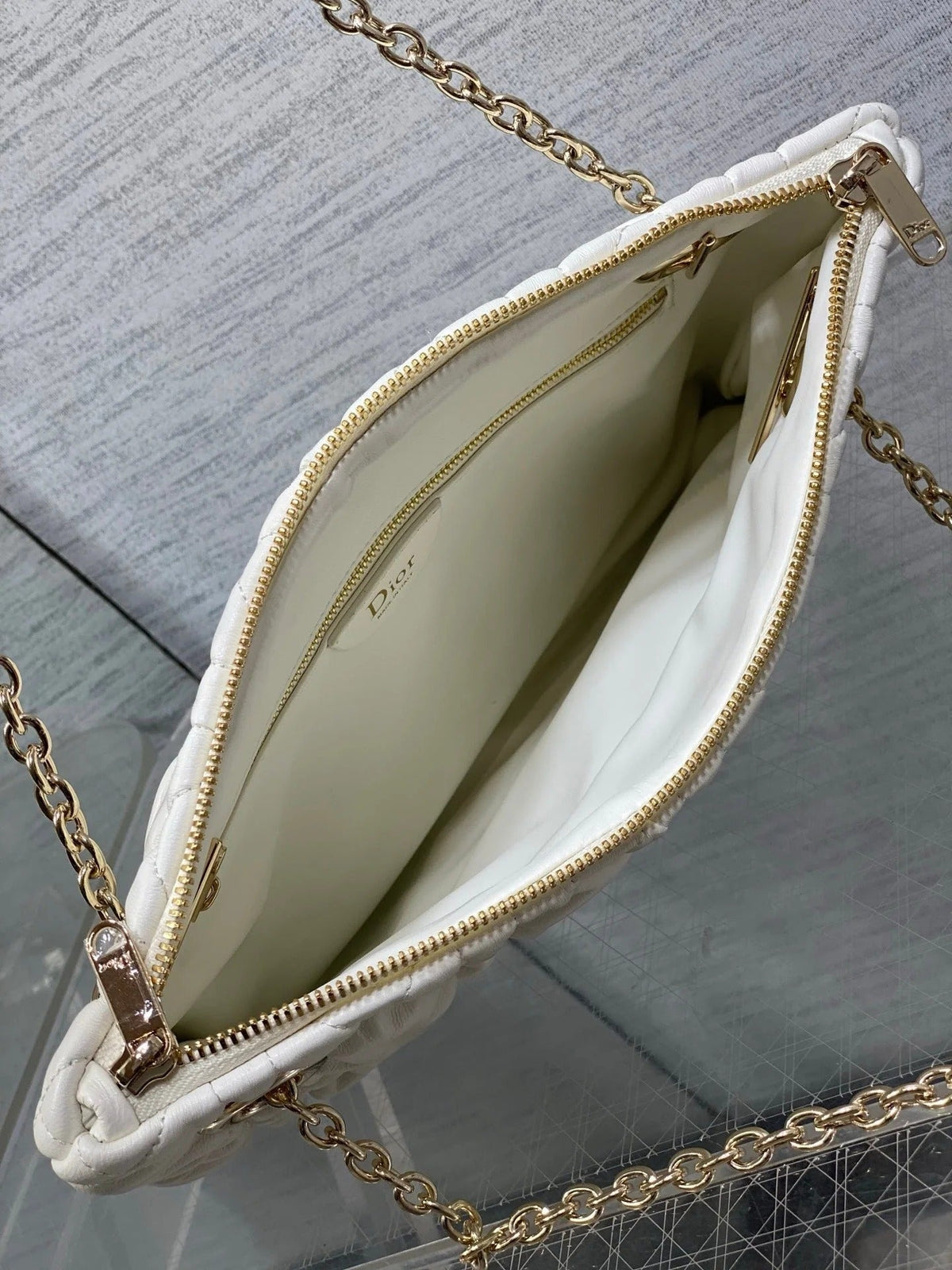 Dior 2026 Crunchy Bag 33cm Cannage Leather 378818