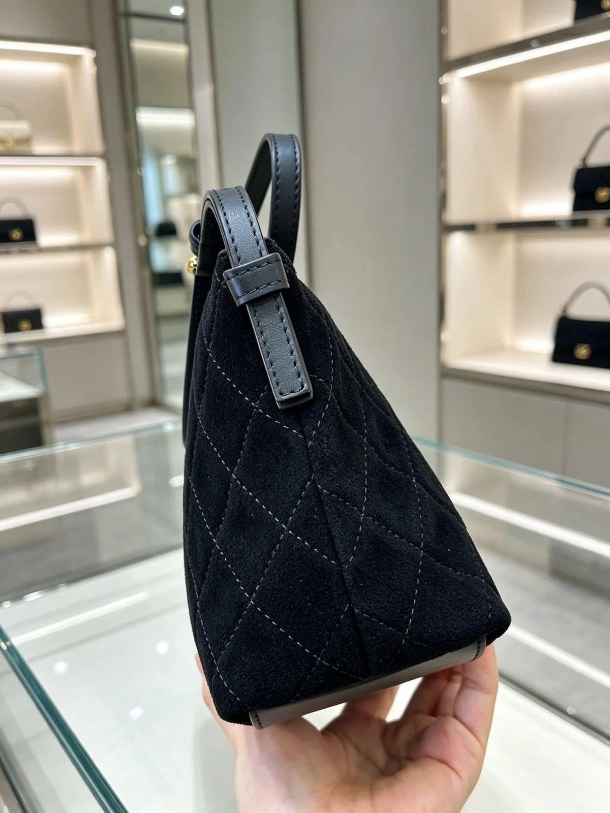 Chanel 2026 Clutch Bag 19cm Suede Leather