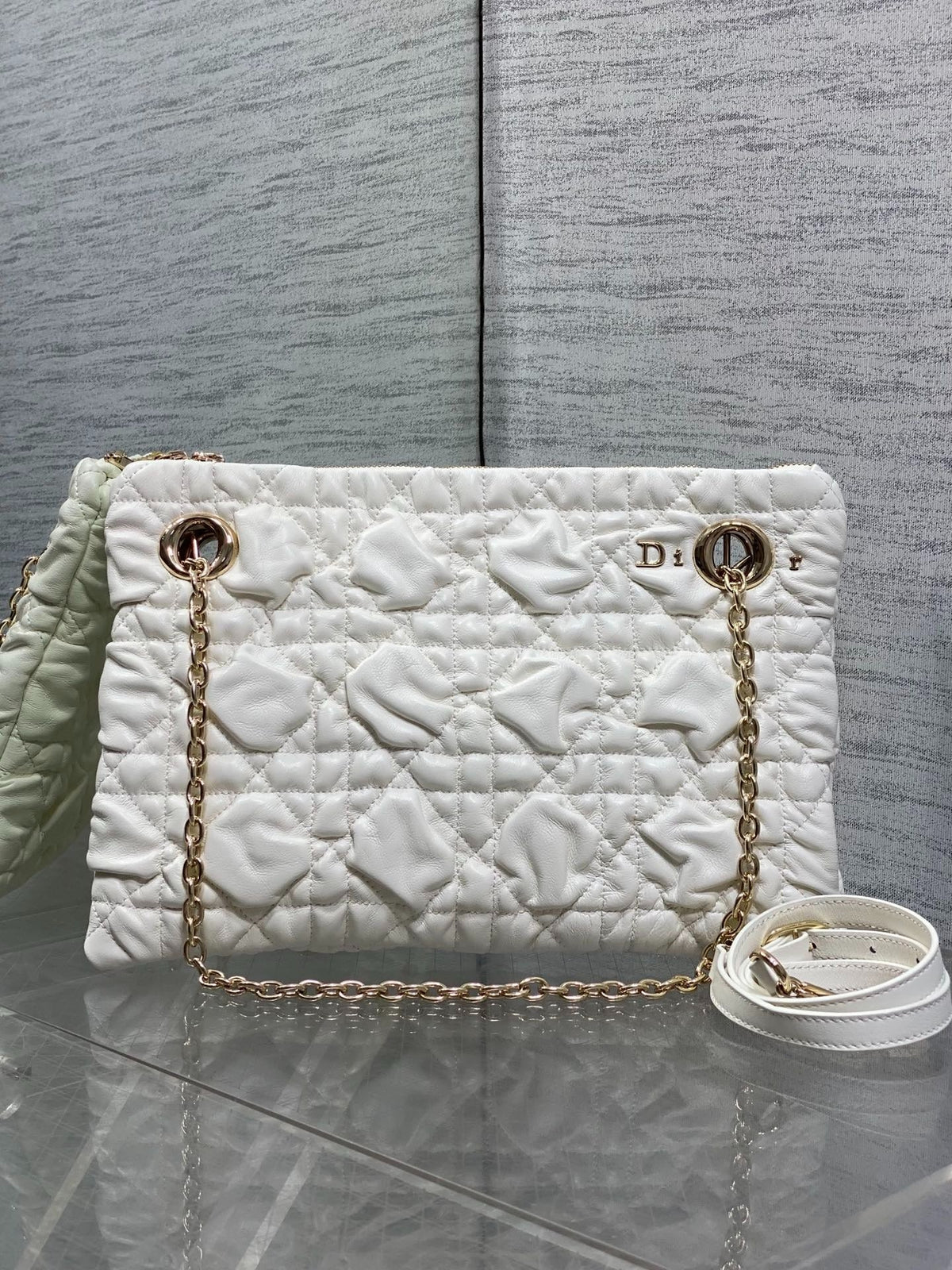 Dior 2026 Crunchy Bag 33cm Cannage Leather 378818