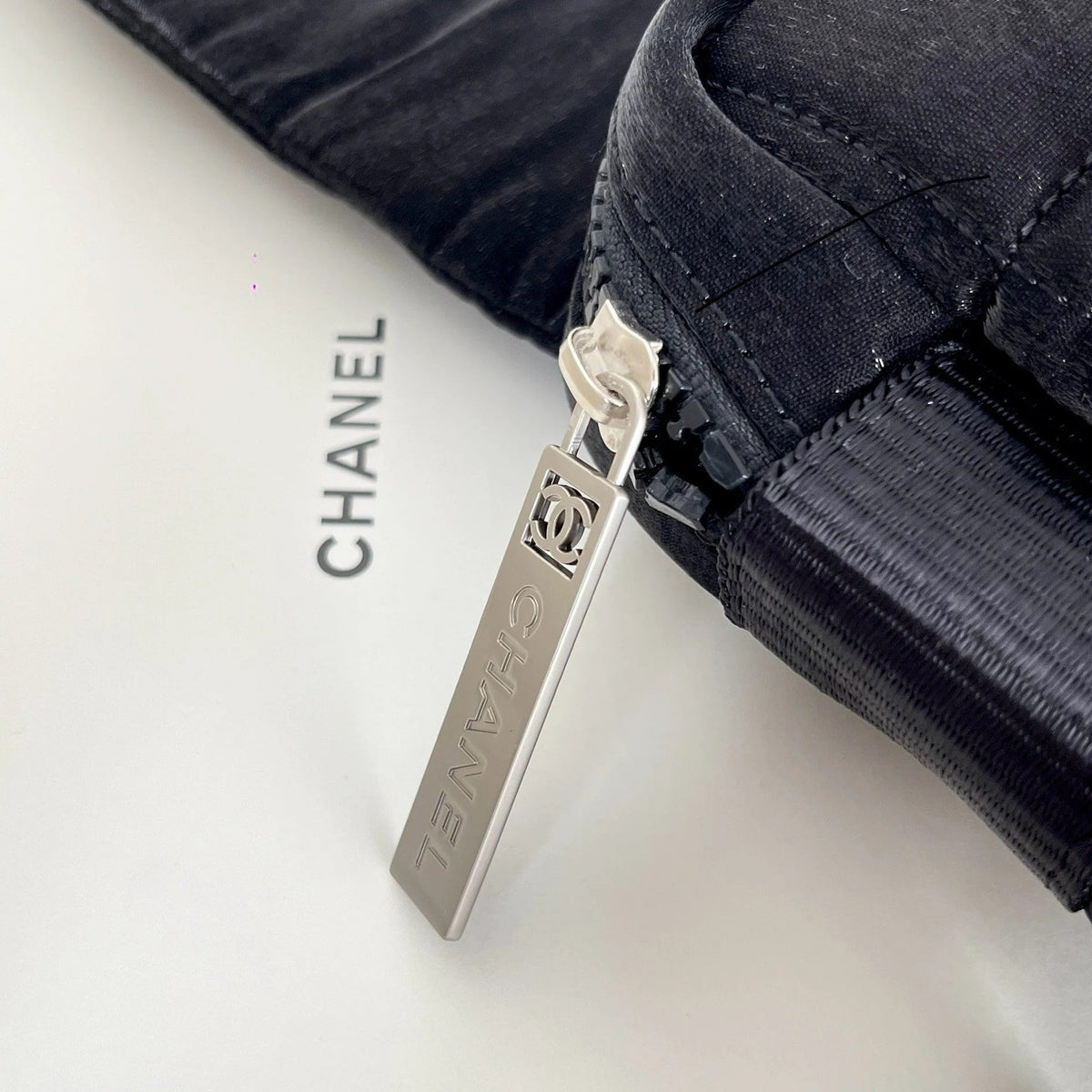 Chanel 2026 Backpack 28cm Black Fabric