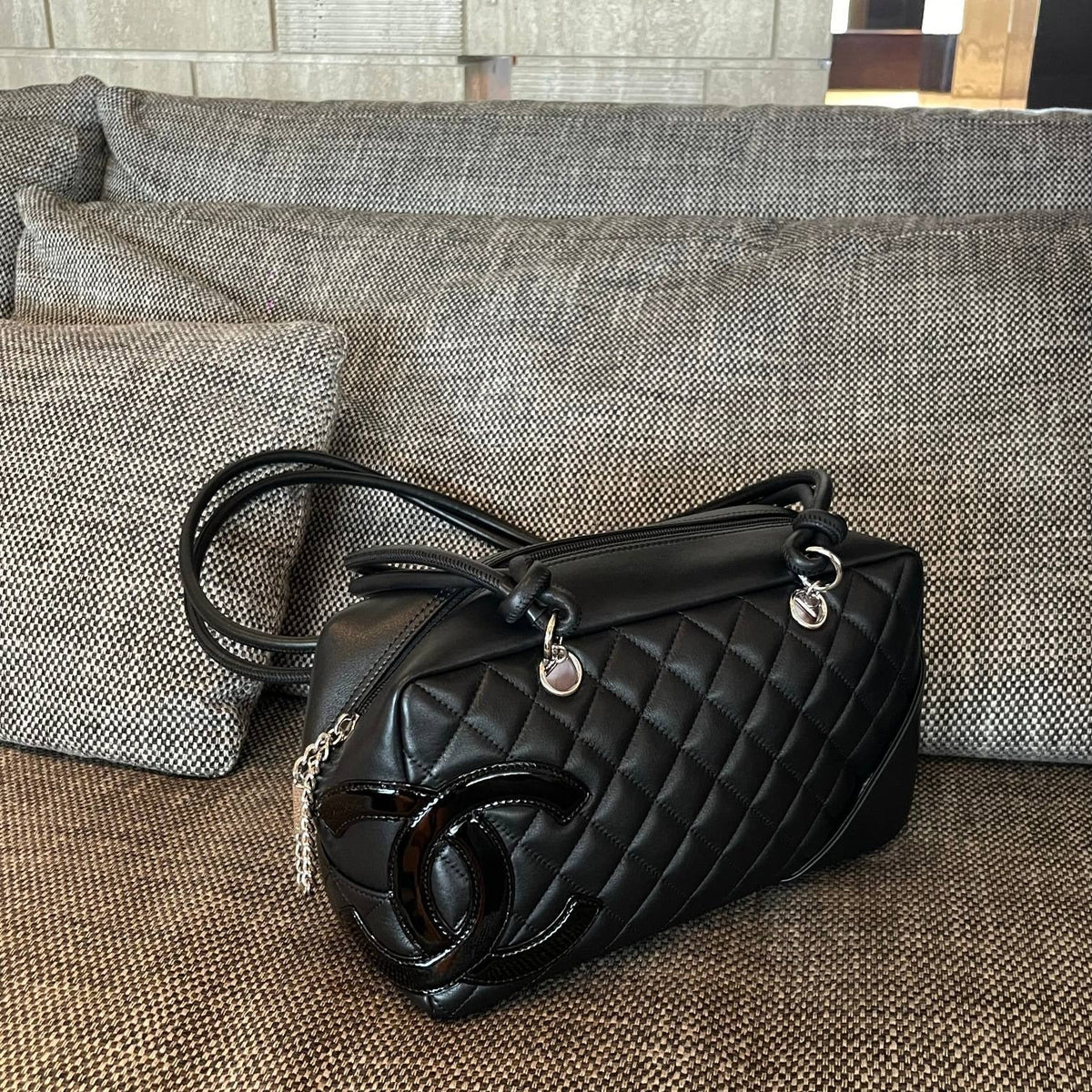 Chanel 2026 Cambon Ligne Bowling Bag 27cm Calfskin