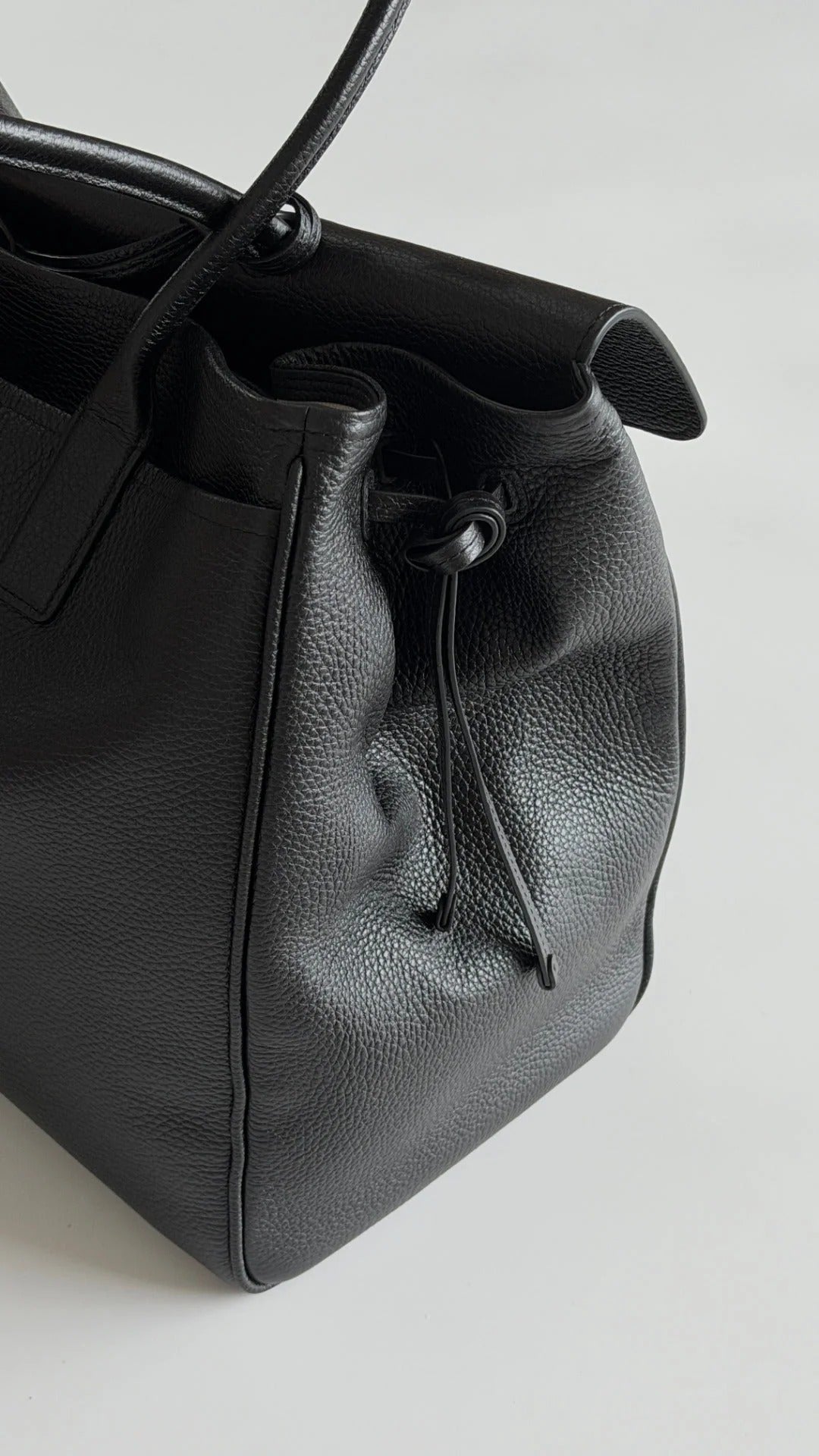 Chanel 2026 Large Shopping Bag 43cm Black Leather