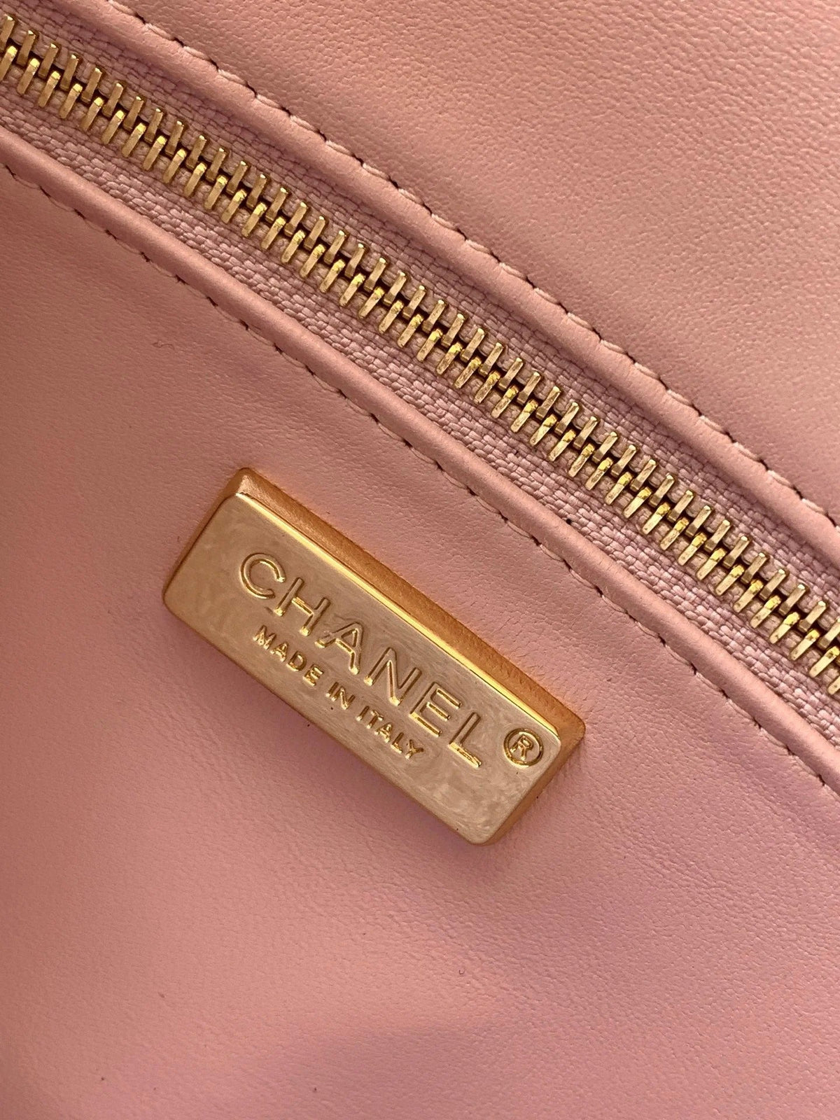 Chanel 2026 Flap Bag 20cm Pink Sequin Leather 348828