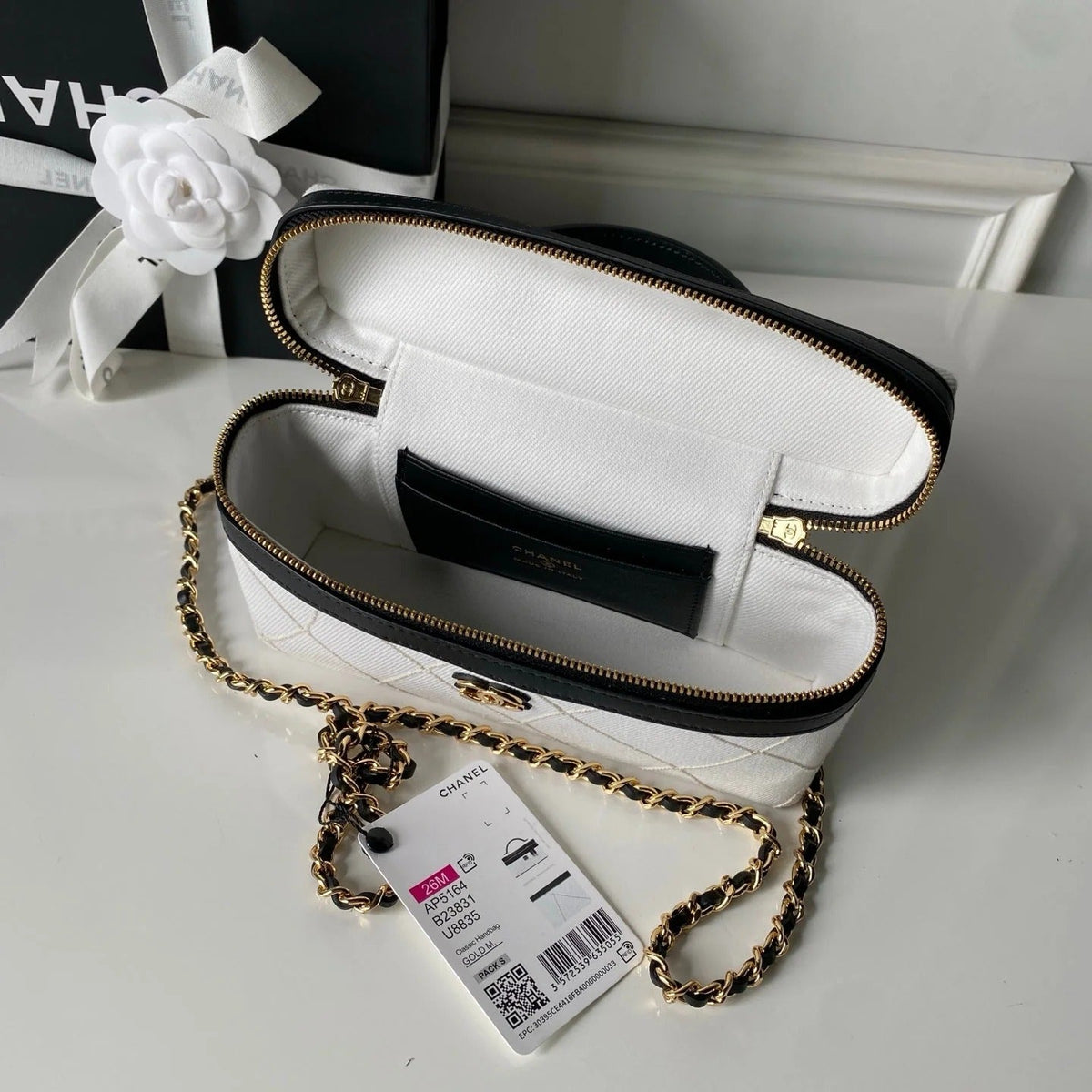 Chanel 2026 Cambon Ligne Bowling Bag 27cm Calfskin