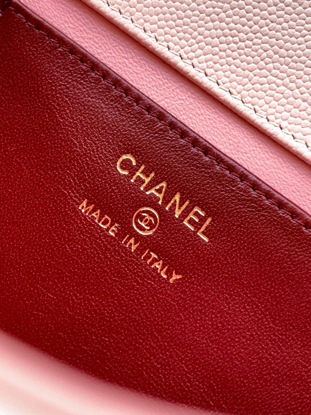 CC 26s Preppy Coco Bag 17cm Light Pink Caviar Leather GHW