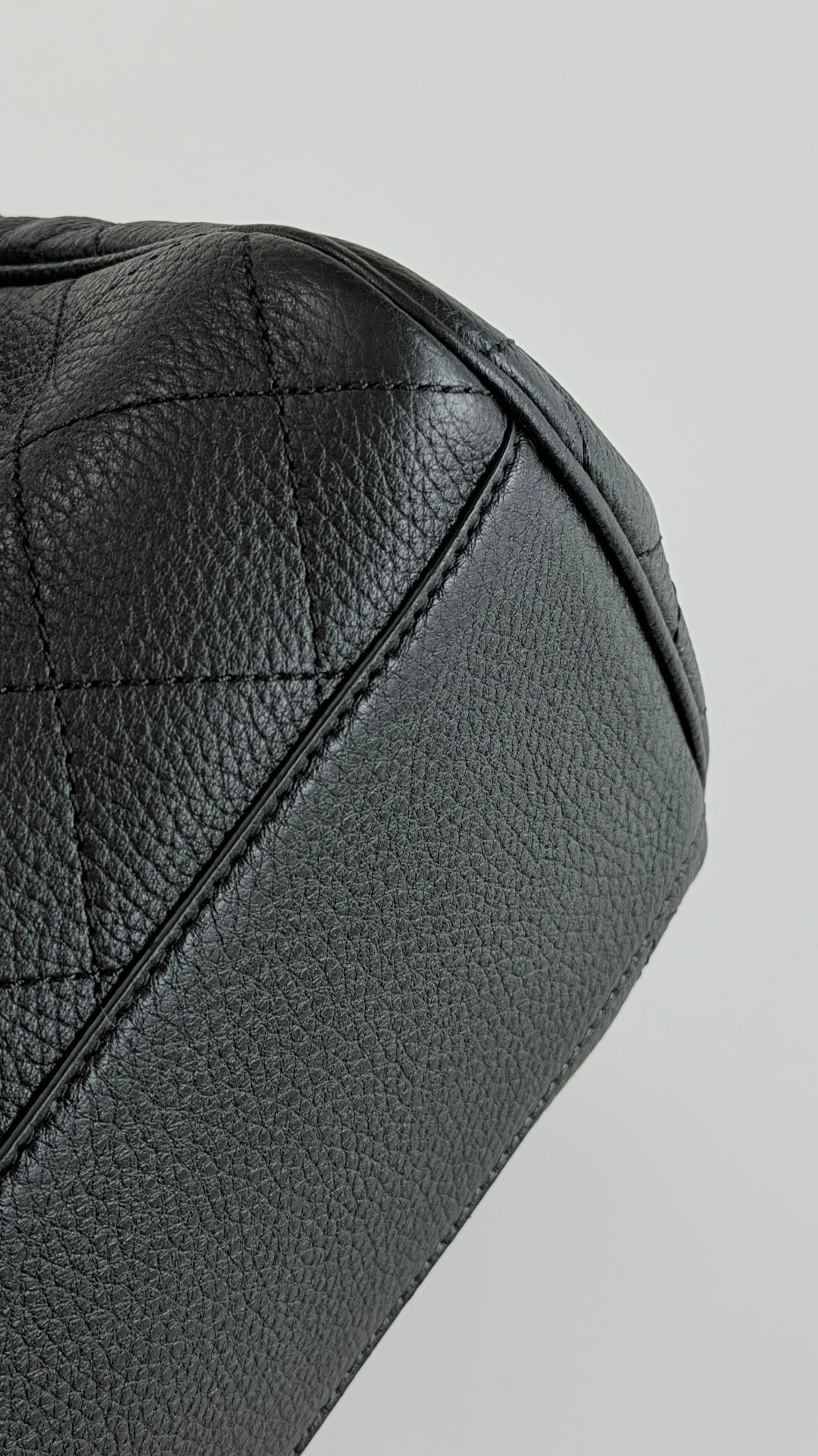 Chanel 2026 Large Shopping Bag 38cm Black Leather