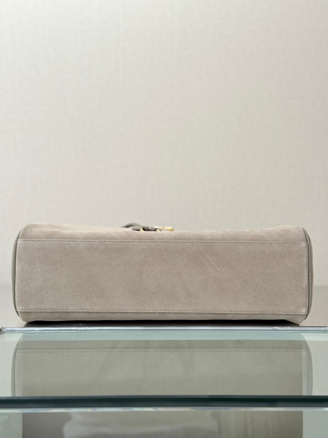 CC Maxi Bowling Bag 35.5cm Light Taupe  Suede