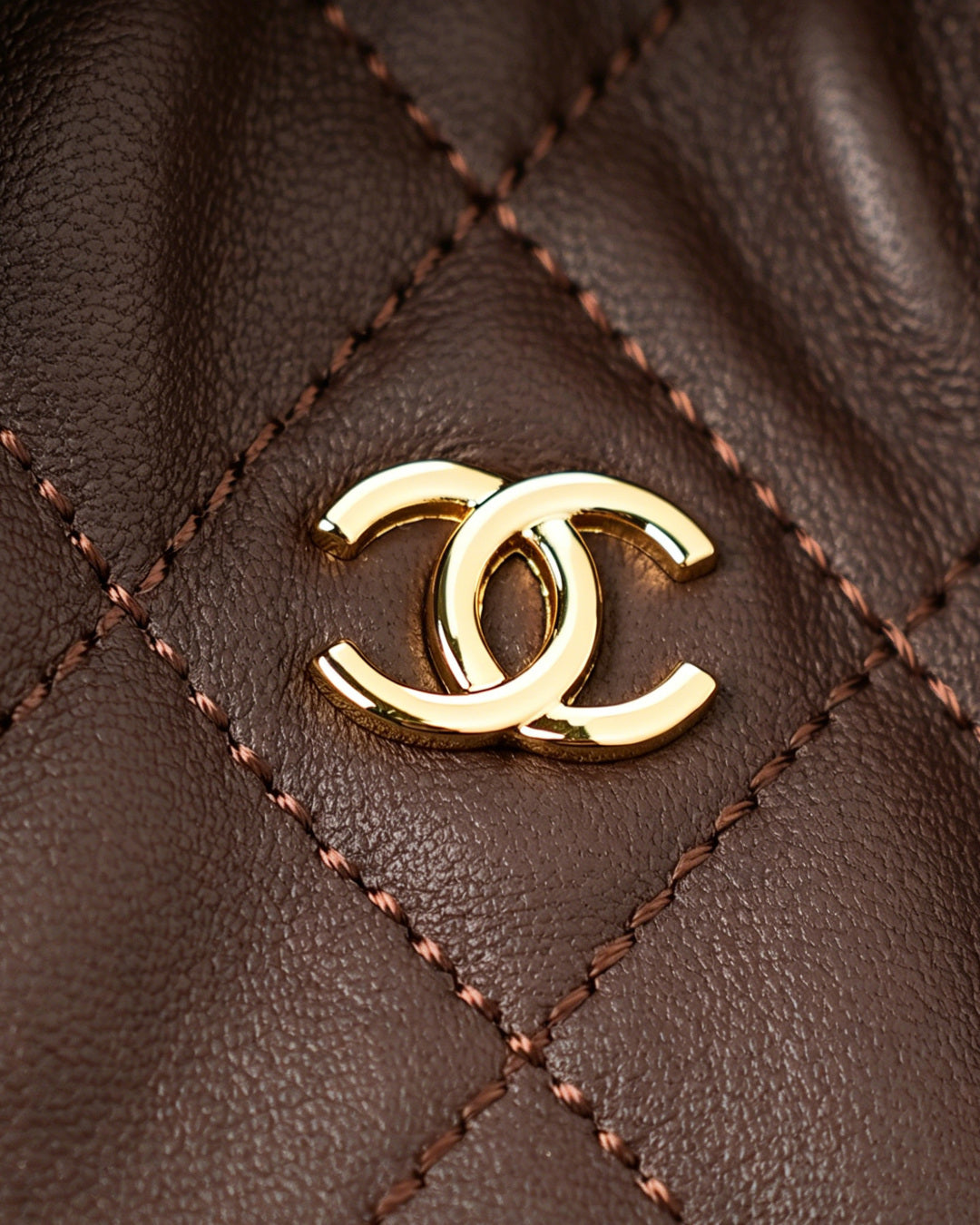 Chanel 2026 Lucky Bag 22cm Coffee Sheepskin