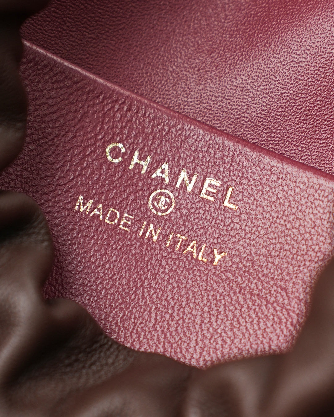 Chanel 2026 Lucky Bag 22cm Coffee Sheepskin