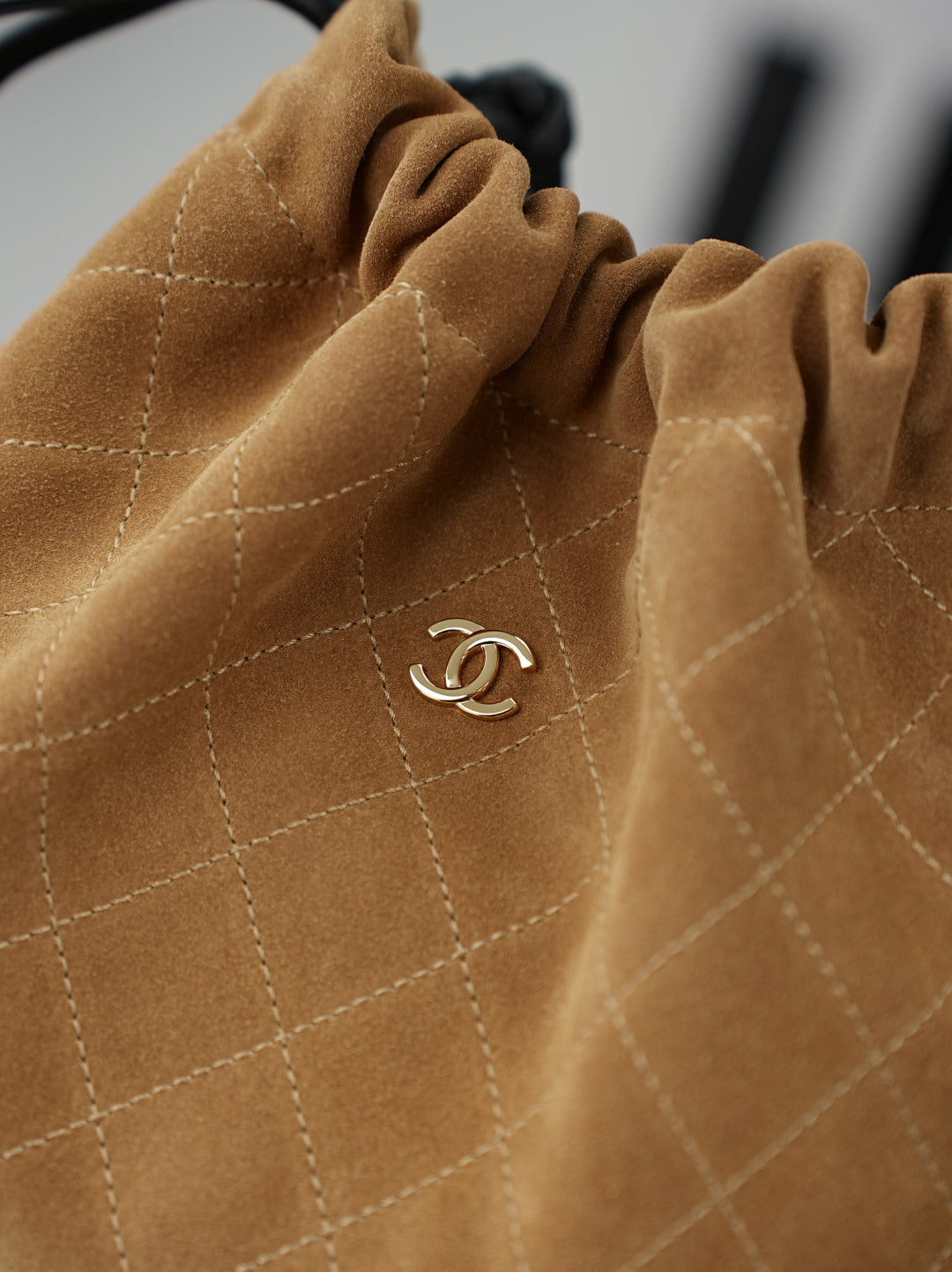 Chanel 2026 Lucky Bag 22cm Brown Suede