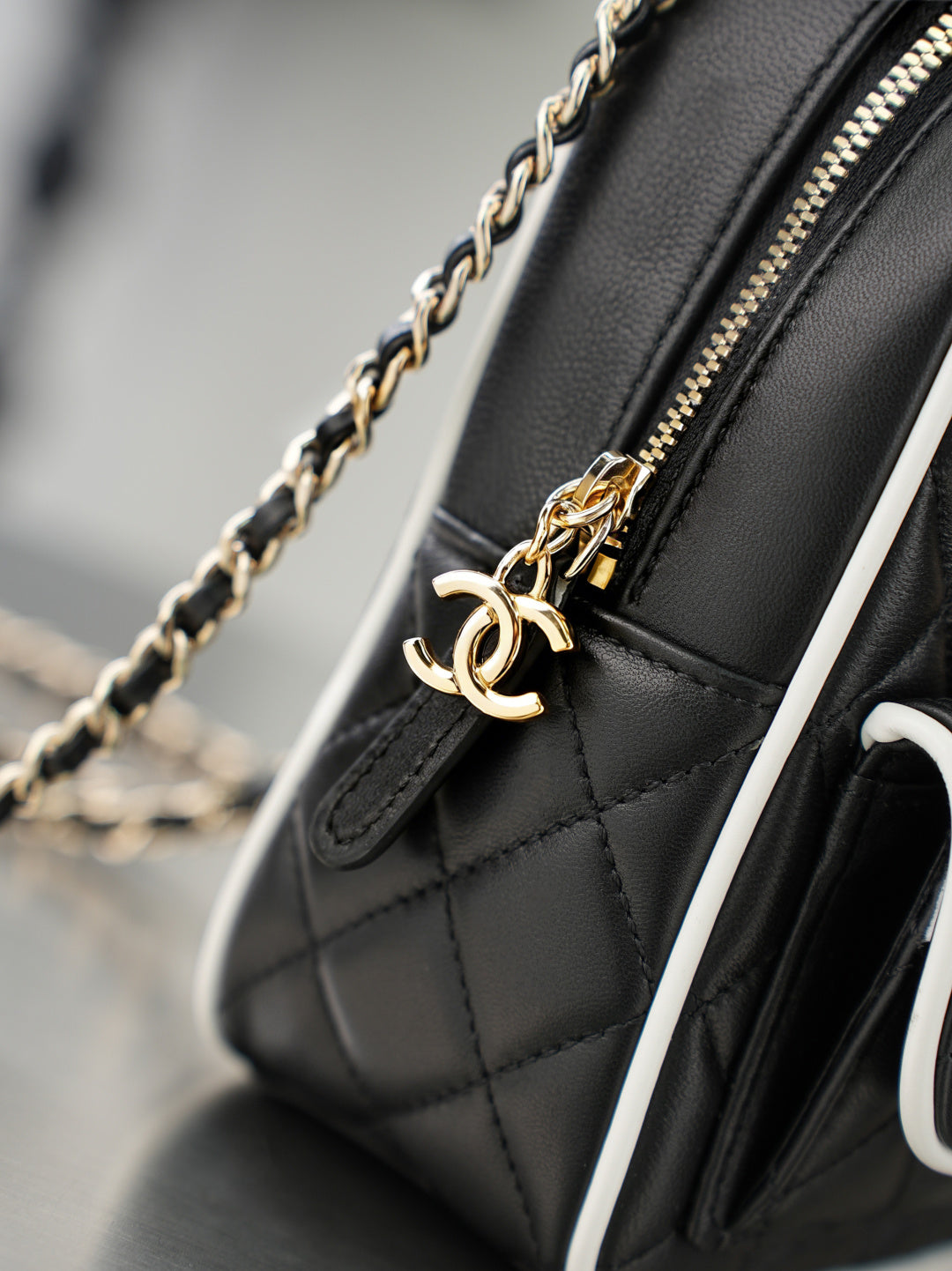 CC 𝑨𝑷𝟑𝟕𝟓𝟑 Mini Backpack Black Lambskin