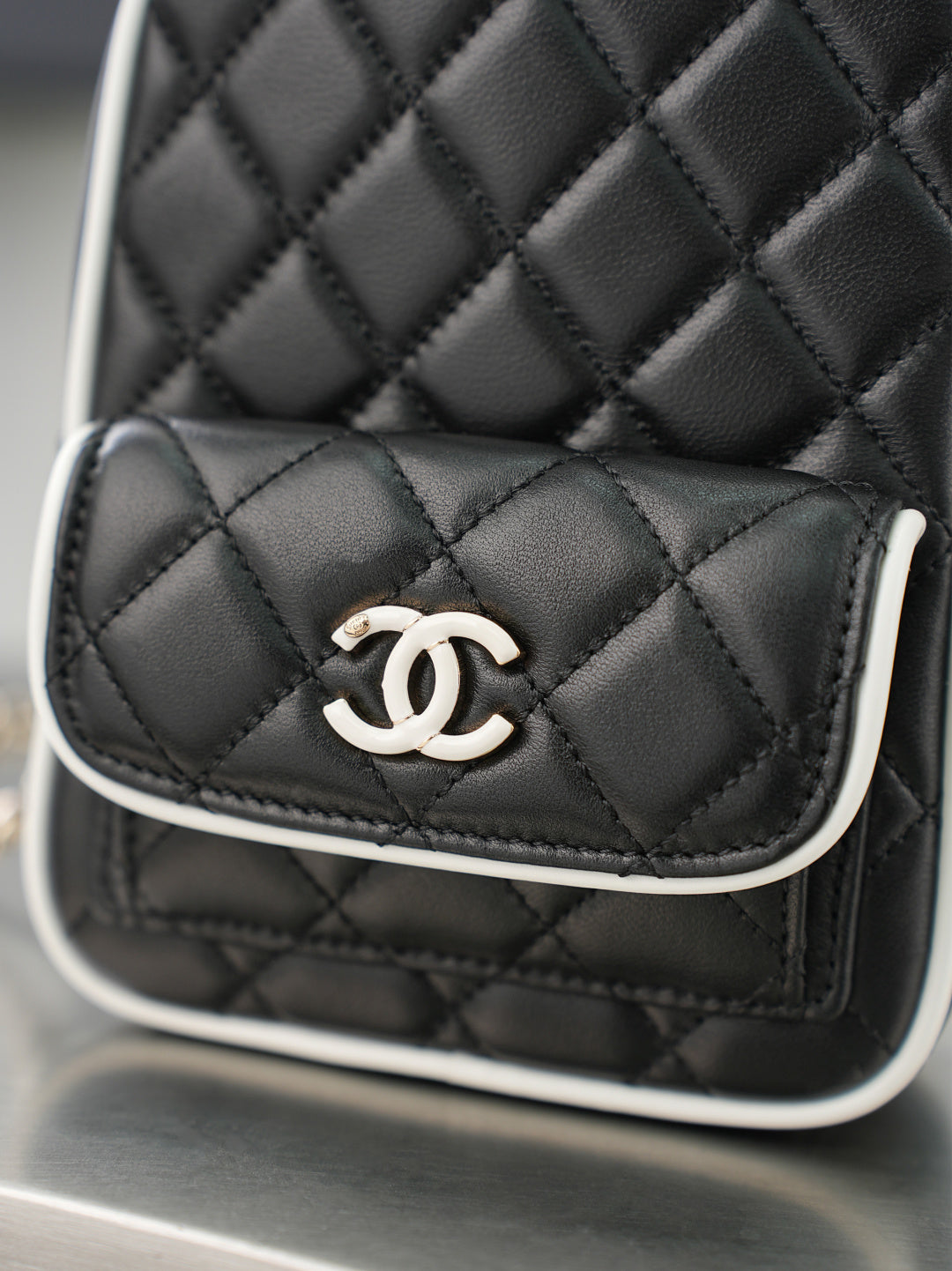 CC 𝑨𝑷𝟑𝟕𝟓𝟑 Mini Backpack Black Lambskin