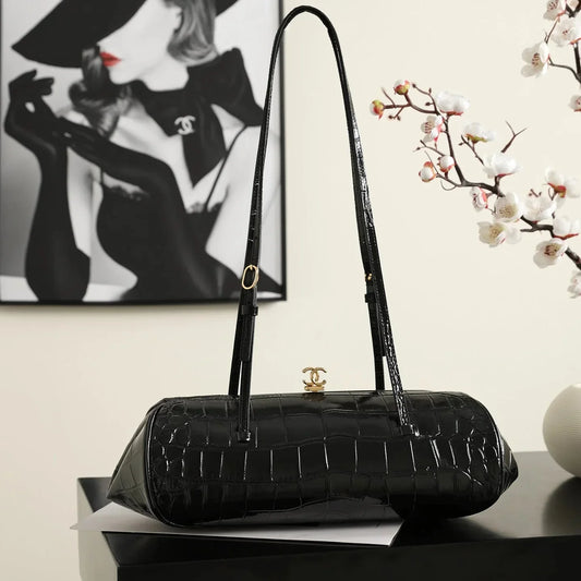 Chanel 2026 Flap Patchwork Design Bag Multicolors Suede Leather 387752