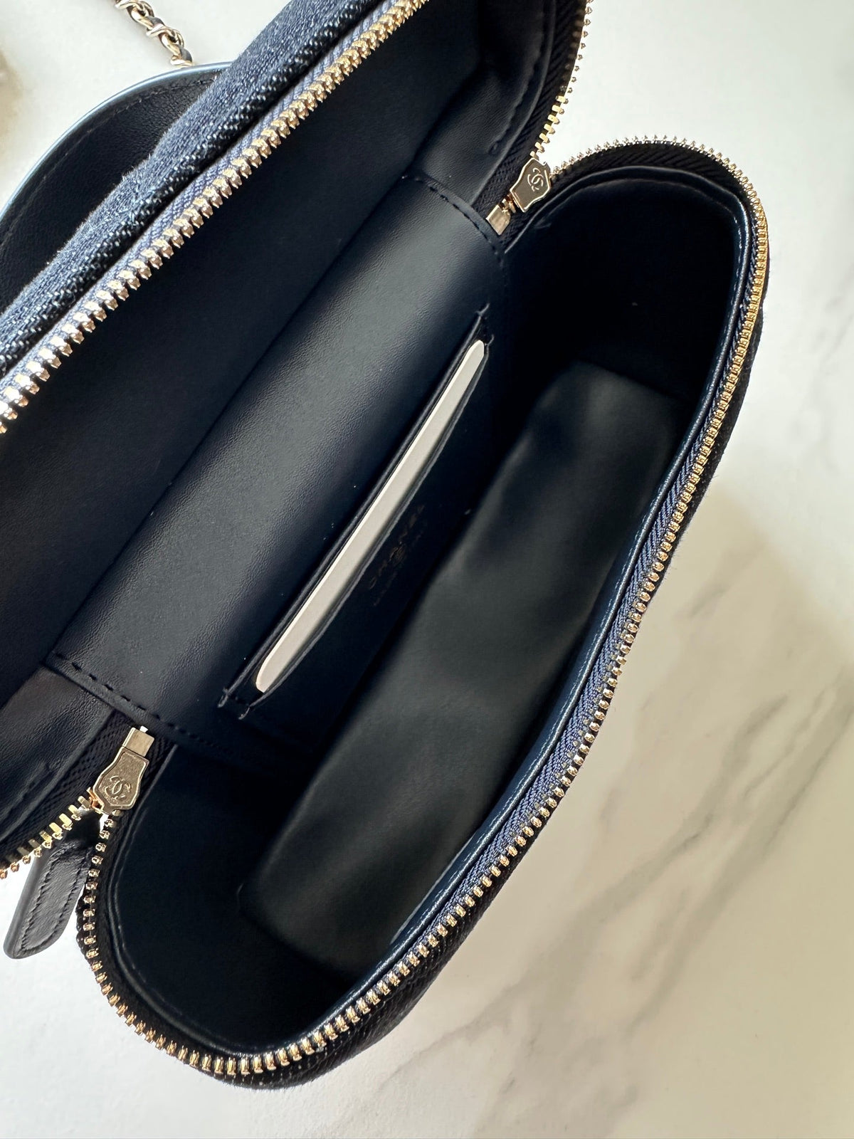 CC 26s Vanity Case Dark Blue Denim 289556