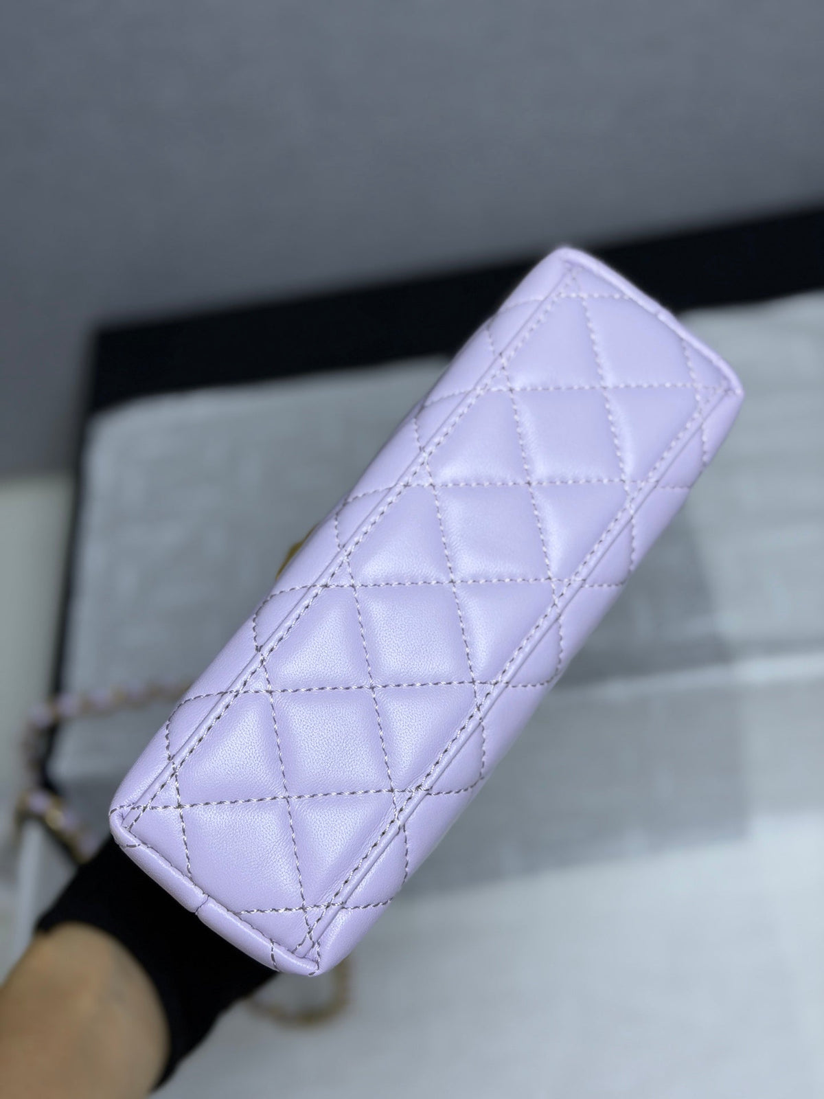 CC 26s Kelly Shopper Bag 19cm Light Purple Calfskin