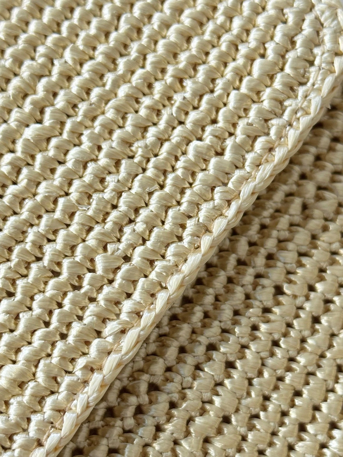 CC 26s Coco Beach Flap Bag Beige Raffia 143487