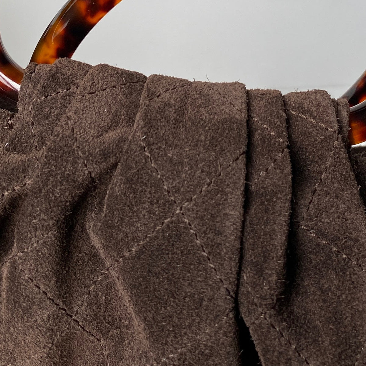 CC 26 Pouch Large Coffee Tortoiseshell Suede 286200