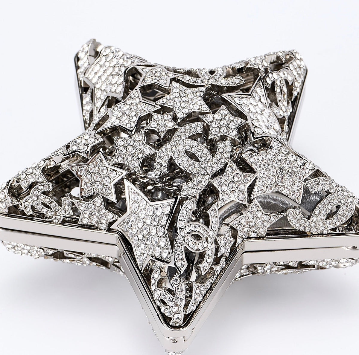 CC 25A Metier's d'Art Star Minaudiere Strass Crystals Clutch Bag