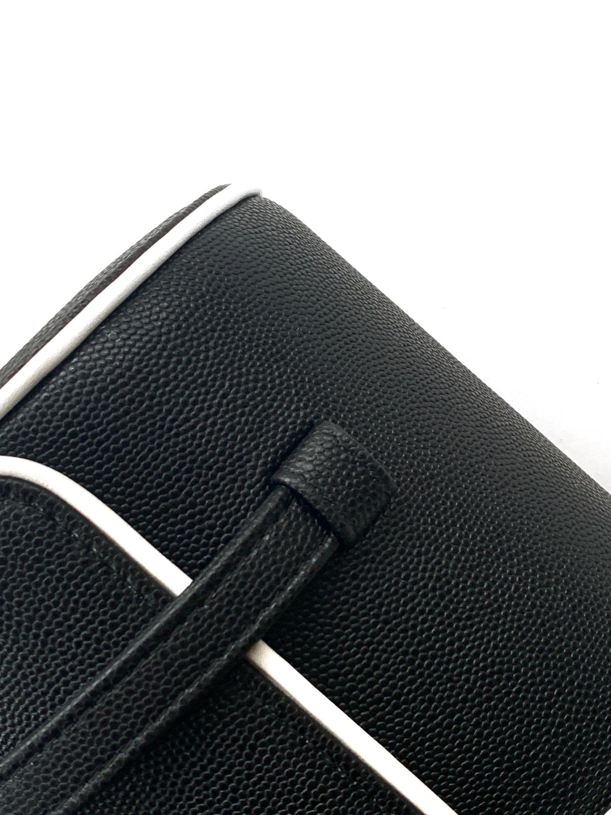 CC Preppy Coco Bowling Bag 30cm Black Caviar Leather