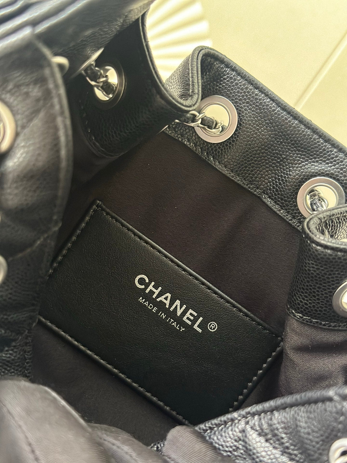 CC 26c Hobo Bag 22cm Black Caviar Leather SHW