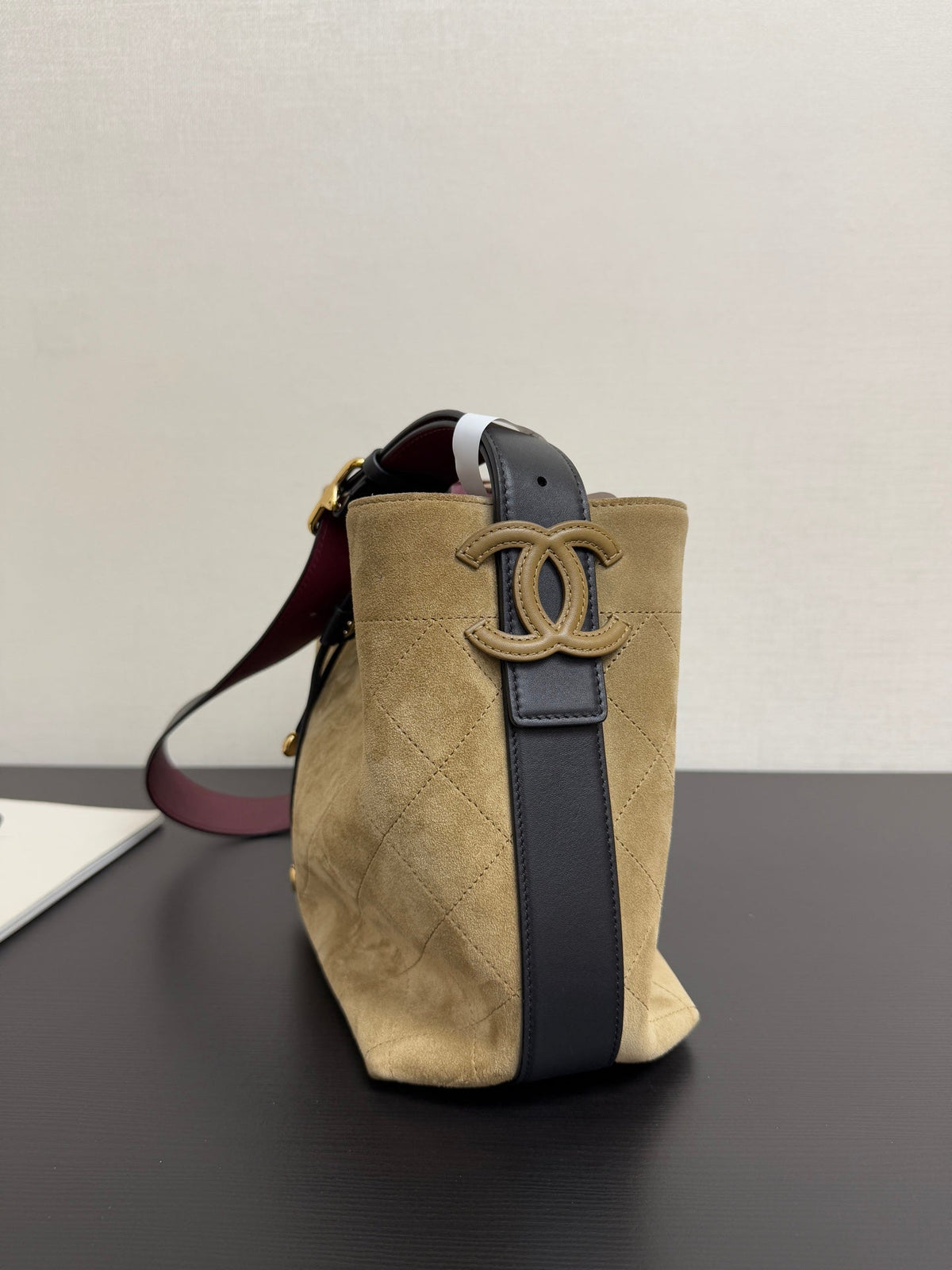 CC 26s Bucket Bag Black Brown Suede Calfskin (10 days to product)