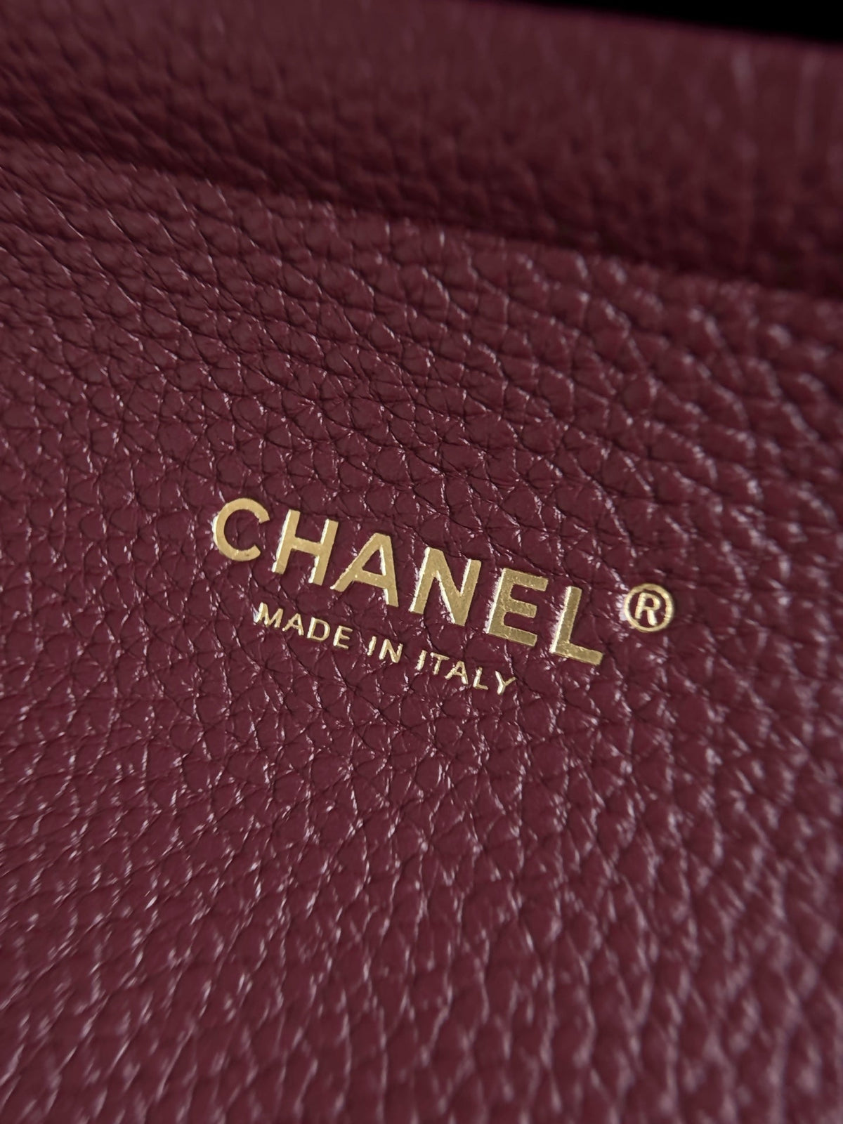 CC 26s Small Shopping Bag Burgundy Calfskin 143385