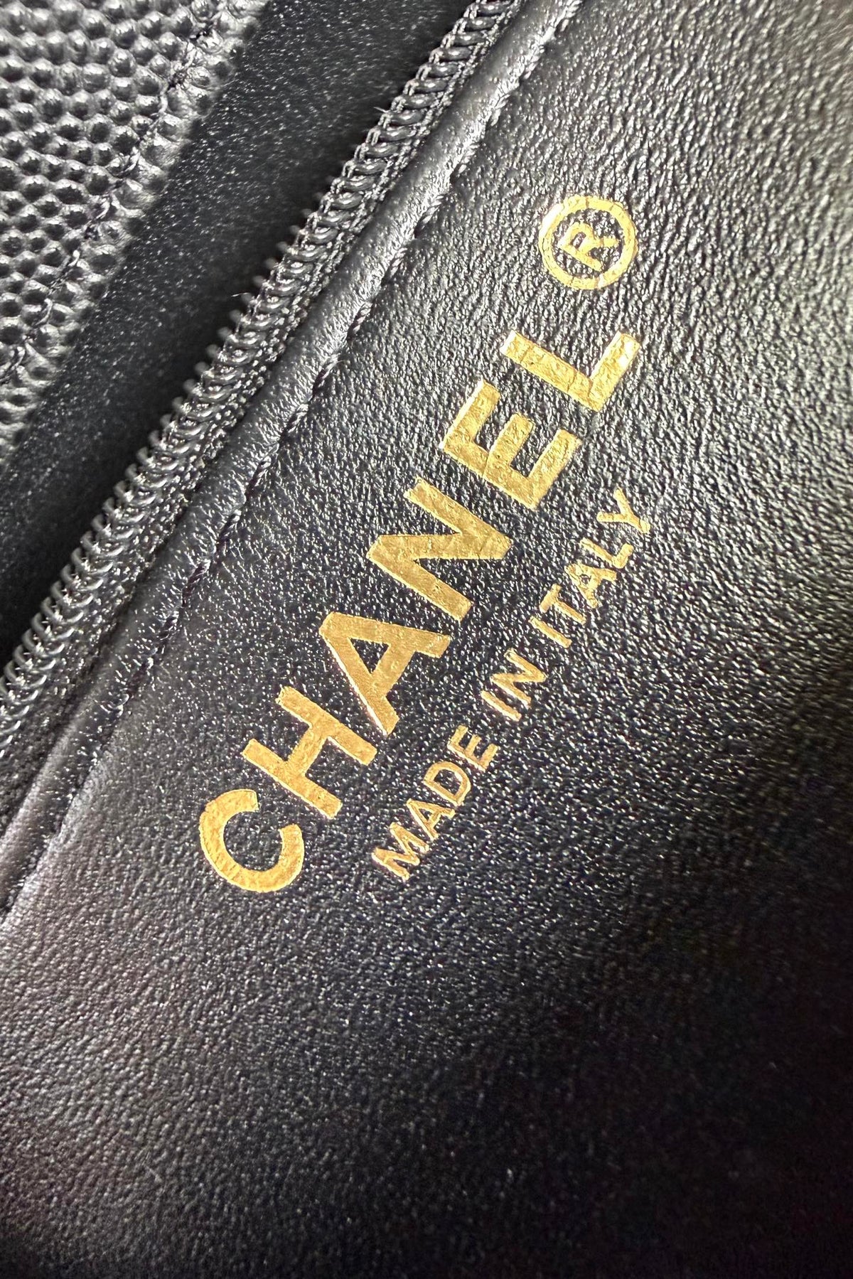 Chanel 26 Shoulder Bag 22 Black Caviar Leather