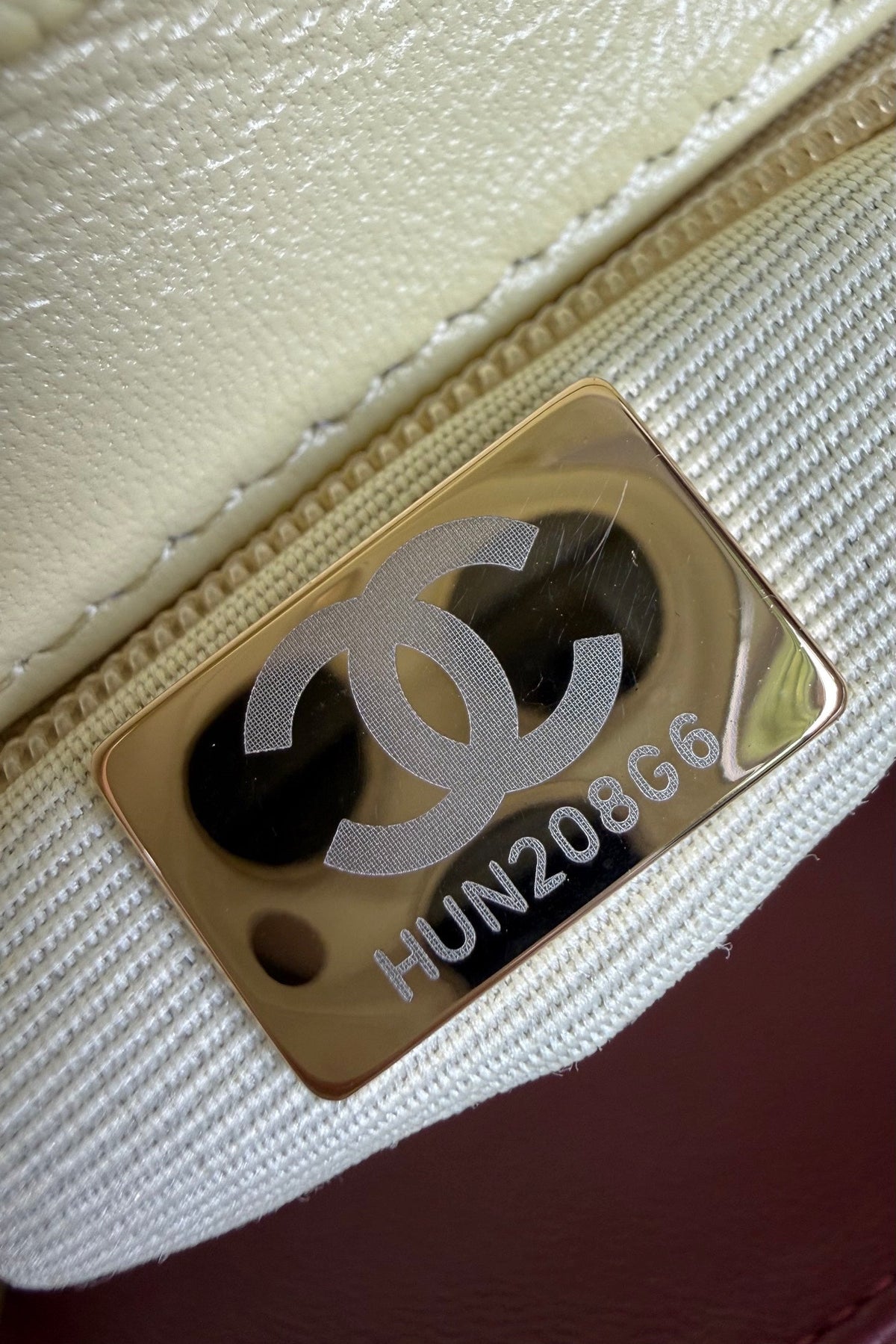 Chanel 26 Shoulder Bag 22 Light Yellow Caviar Leather