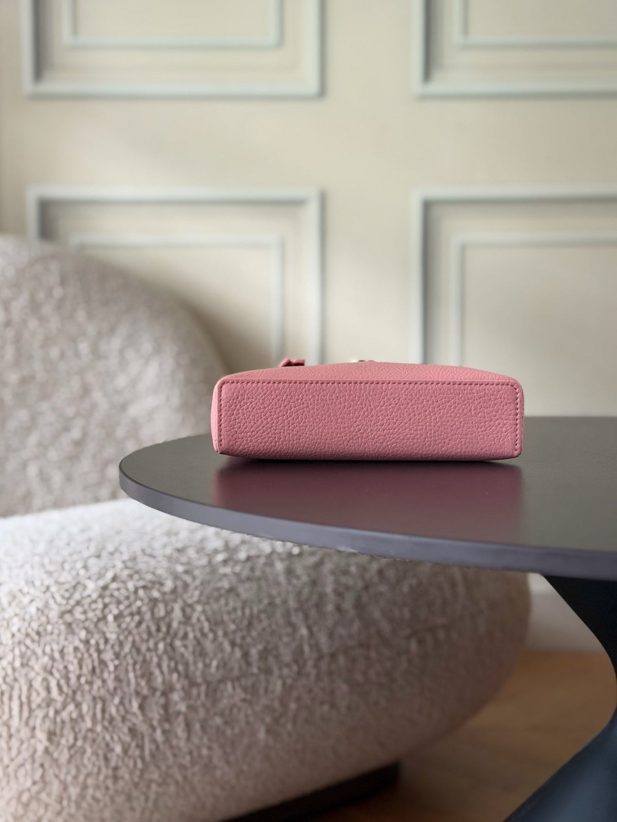 CC 26s Vanity Bag 19.5cm Pink Cowhide