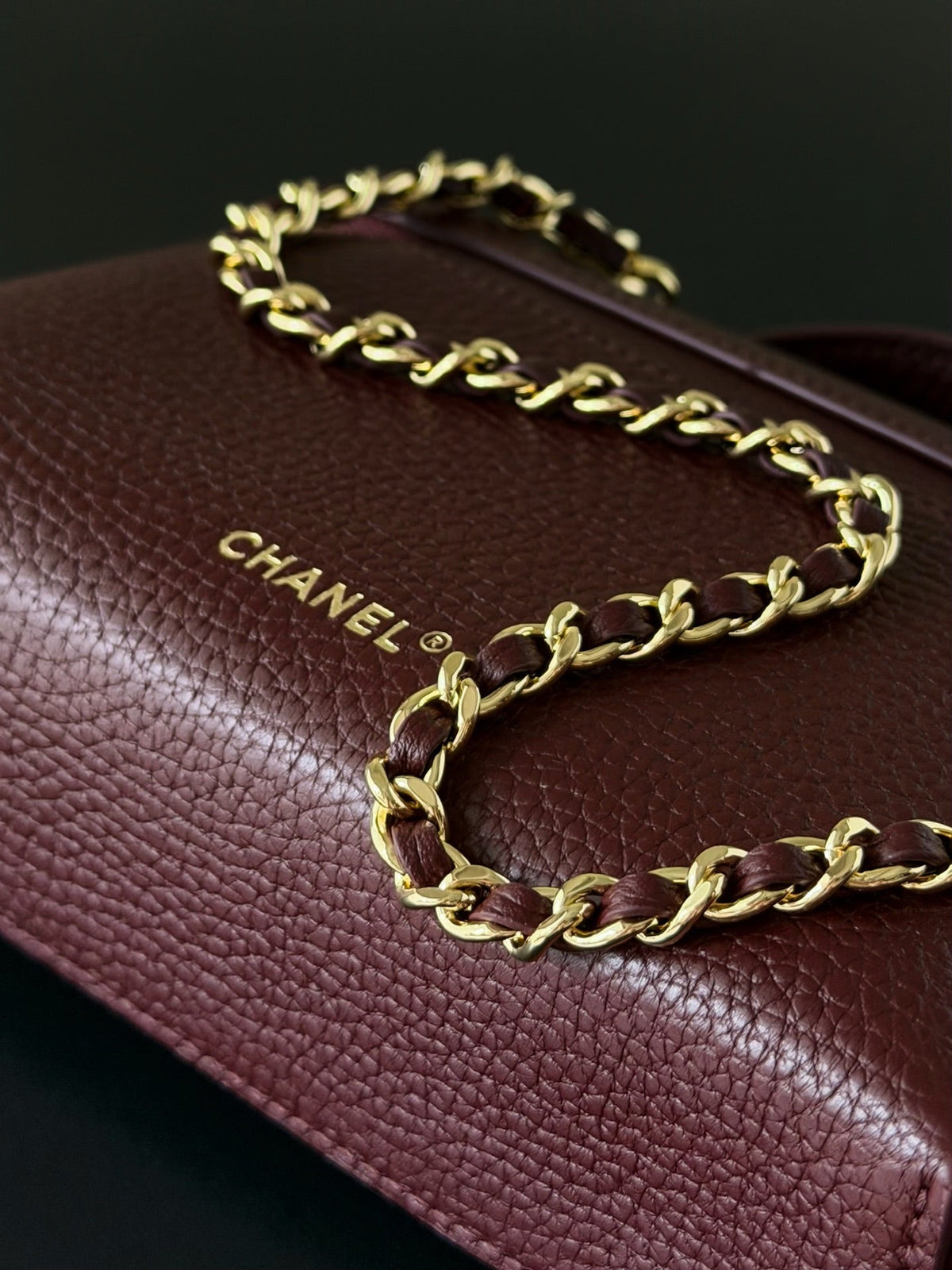 CC 26s Vanity Bag 19.5cm Burgundy Cowhide