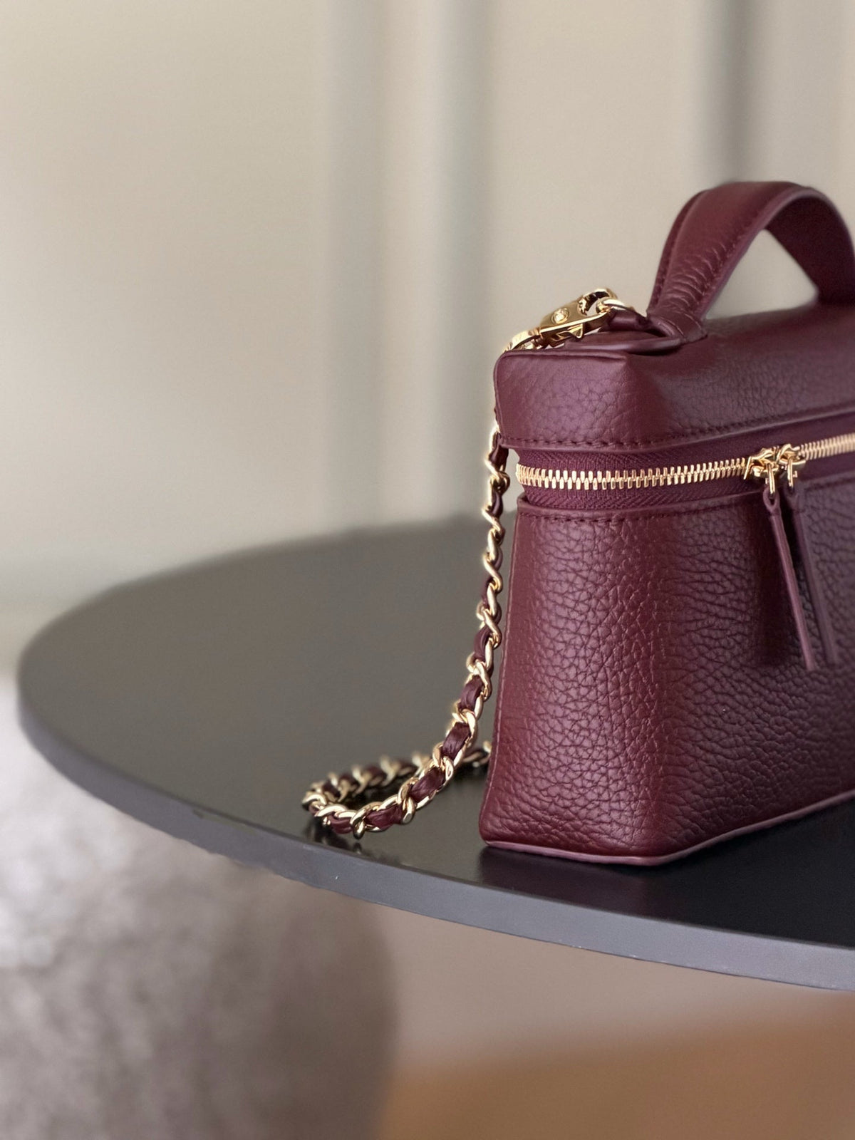 CC 26s Vanity Bag 19.5cm Burgundy Cowhide