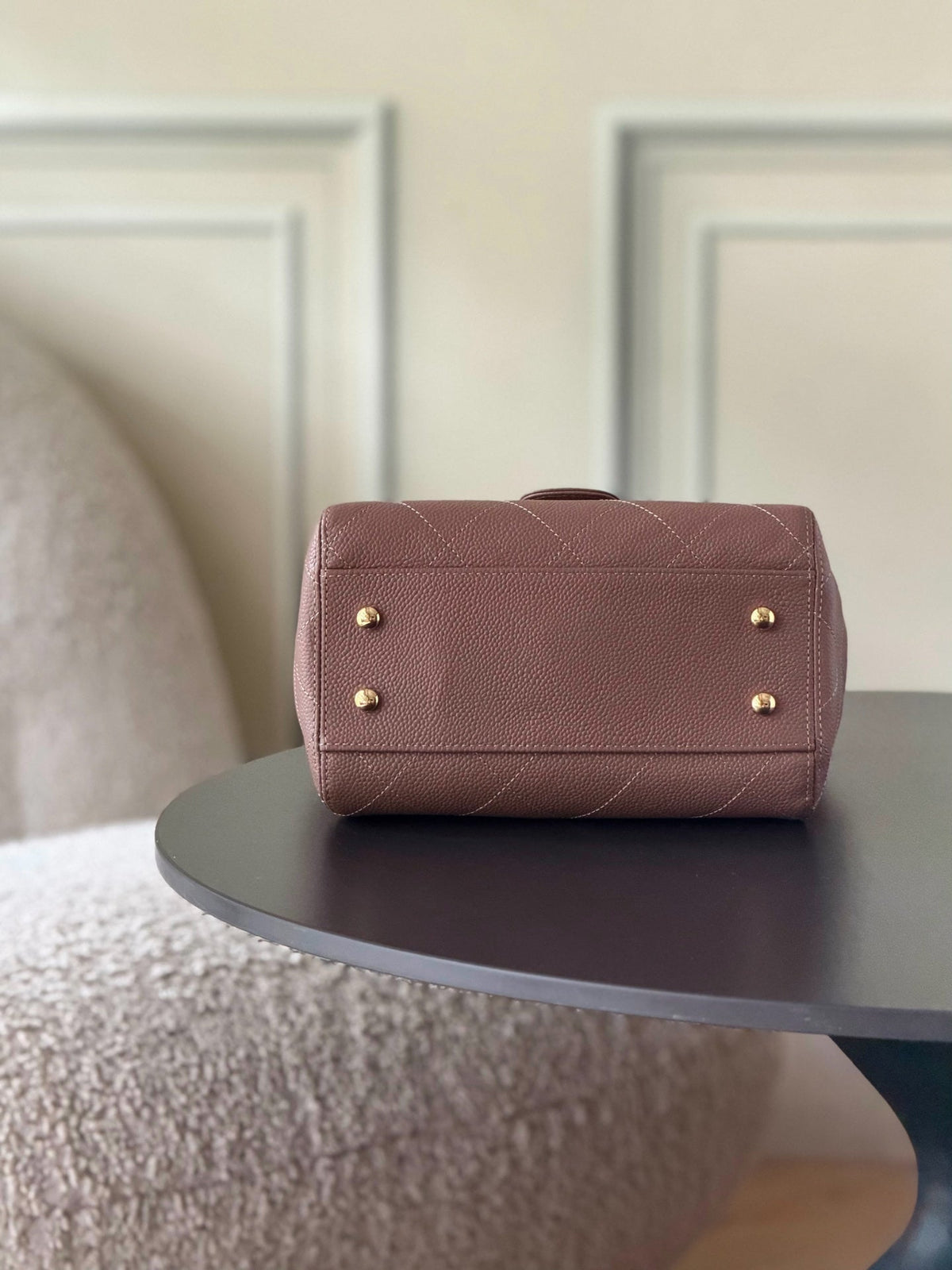 CC 26s Shopping Basket Bag Brown Caviar