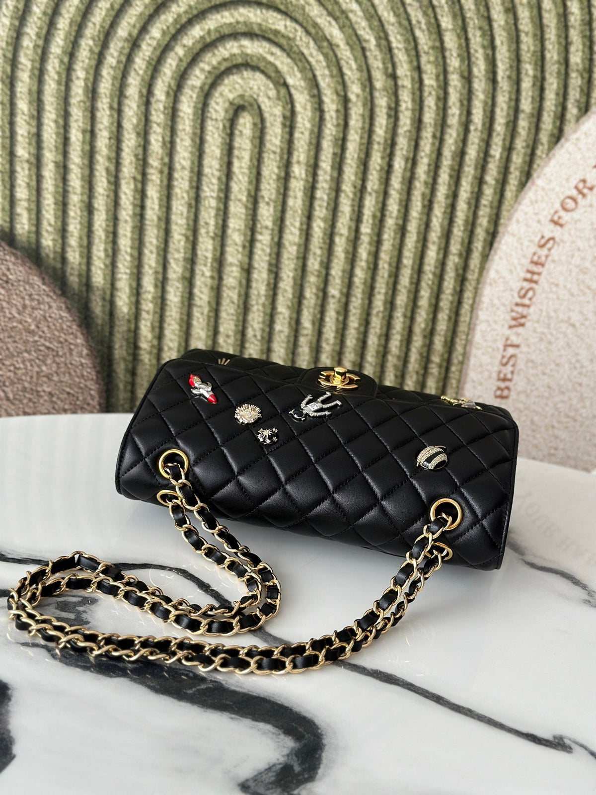 CC 26s Classic 11.12 Bag 25.5cm Black Lambskin