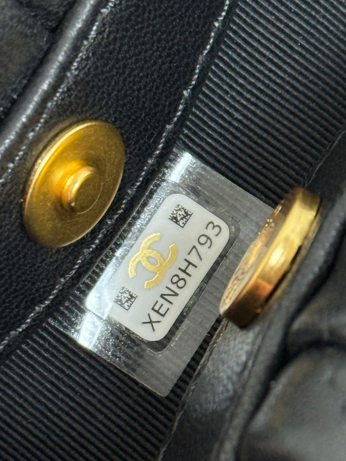 Chanel 26 Shoulder Bag 17 Black Caviar Leather