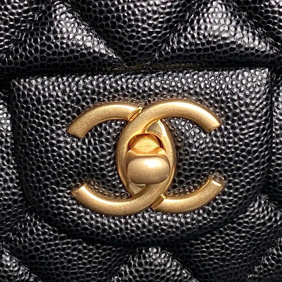 CHANEL 25S FLAP BAG 22 IN PINK CALFSKIN GOLD HARDWARE