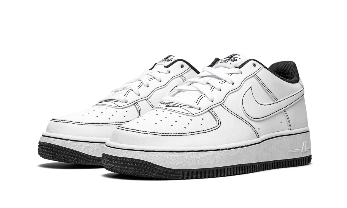 Air Force 1 Low '07 GS "Contrast Stitching - White / Black" CW1575 104